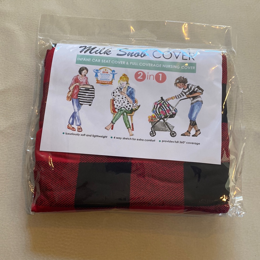 Brand New Milk Snob Car Seat And Nursing Cover